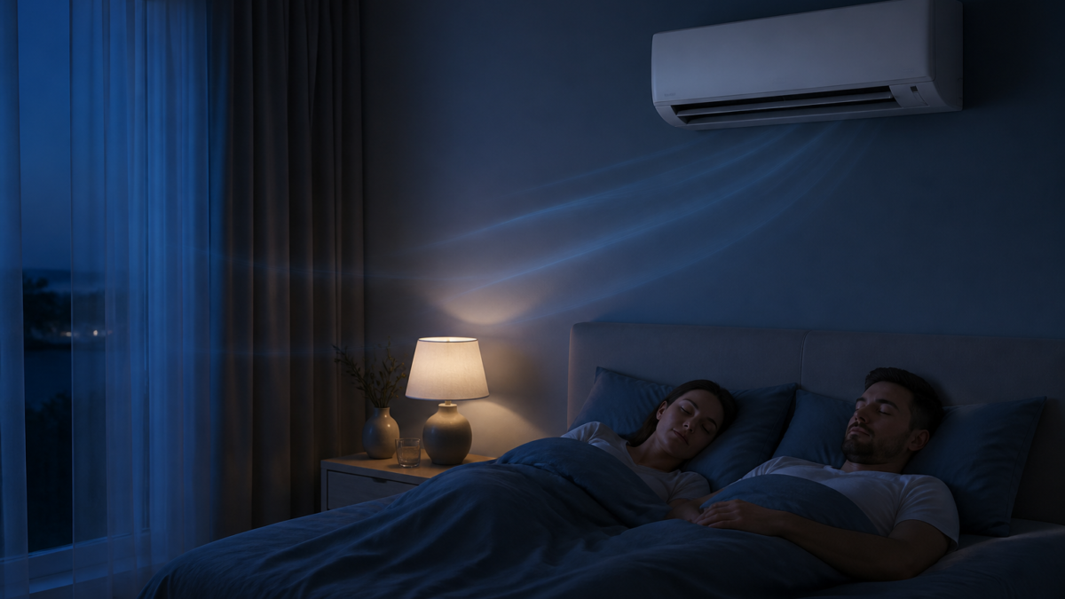 Aire acondicionado silencioso para el dormitorio: qué mirar en los dB — instalación climatización Granada