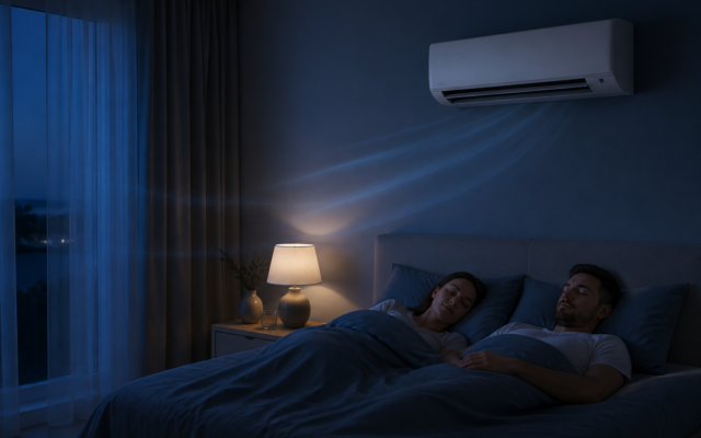 Aire acondicionado silencioso para el dormitorio: qué mirar en los dB — Clima Granada