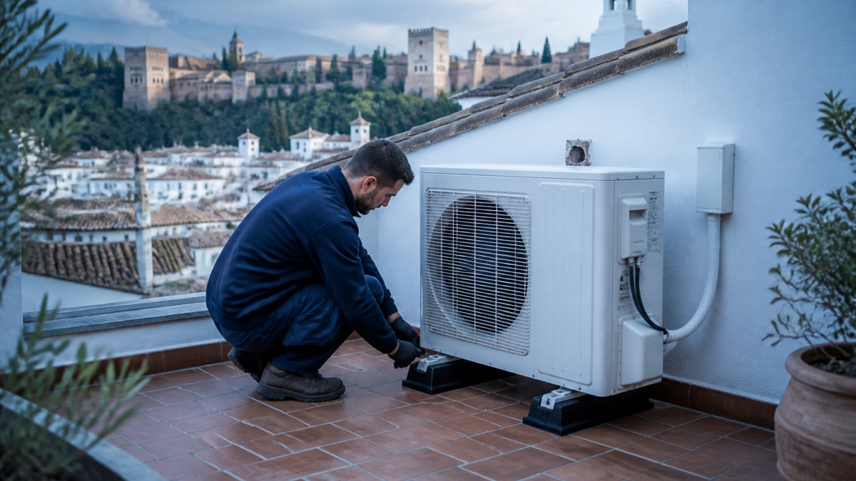 Dónde colocar la unidad exterior del aire acondicionado (errores habituales) — instalación climatización Granada